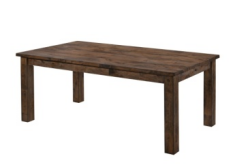 New Arrival Luxury Furniture Dining Tables Rectangular Dining Table Solid Wood Natural Finish Dinning Table Set For Dining Room