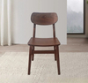 Nordic Solid Oak Wood Butterfly Chairs Theme Restaurant Chairs Modern American Dining Chairs Home Backrest Leisure Stool