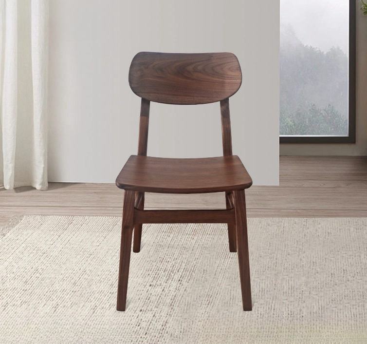 Nordic Solid Oak Wood Butterfly Chairs Theme Restaurant Chairs Modern American Dining Chairs Home Backrest Leisure Stool