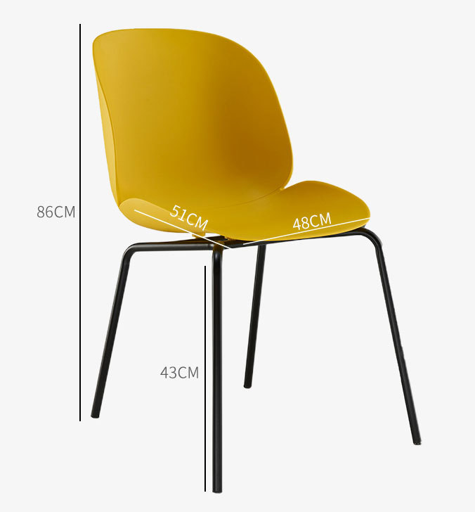 New design wholesale simple dining room living room furniture chair stackable chair