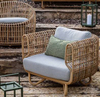 Nordic Luxury Modern Courtyard Sofa Set Rattan Outdoor Lounge Chair Waterproof Fabric Cover For Sofa Commercial Sofa Furniture