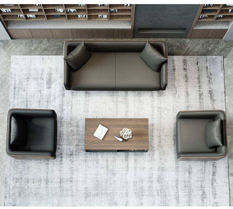 Hot Selling Contemporary Commerical Sofas Morden European Style Office Waiting Room Sectional Sofa Home Furniture Sofa Couch