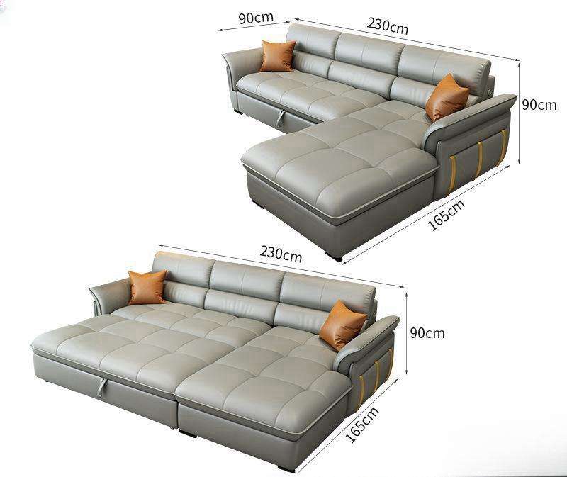 New Arrival Modern Living Room Sofa Furniture Foldable Sofa Bed With Storage Function