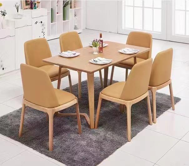 Leather Wood Foot Bar Chair Stool Commercial Furniture sillas Dining Room Chair Modern Simple Light Luxury Bar Chair