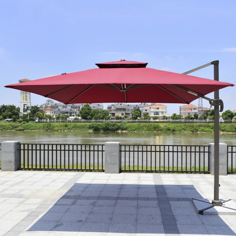 Outdoor Square Umbrella Top Deluxe Patio Umbrella