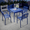 Outdoor Camping Tables And Chairs Coffee Shop Cafe Cake Shop Outdoor Dining Table Chair Set Outdoor Desk And Chair Set