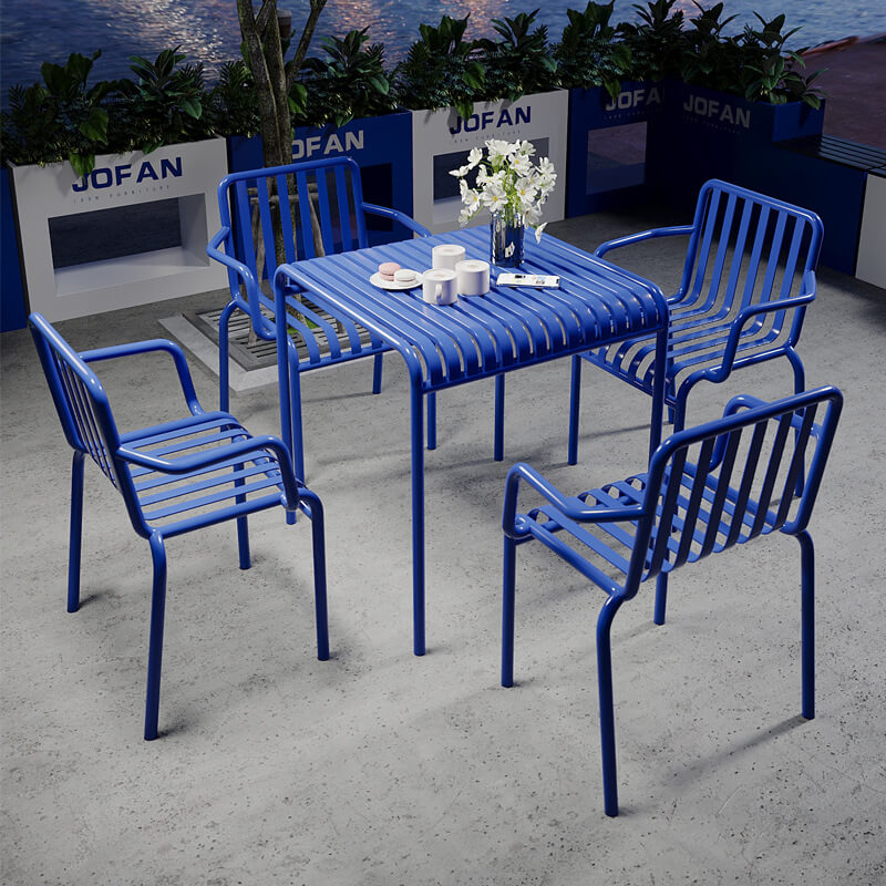 Outdoor Camping Tables And Chairs Coffee Shop Cafe Cake Shop Outdoor Dining Table Chair Set Outdoor Desk And Chair Set