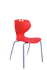 Customized Professional Colorful Furniture Metal Pp Visitor Airport Waiting Chair stackable chair mesas