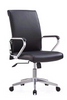 Comfortable executive swivel wheels leather mesh furniture black rolling ergonomic office chair furniture sillas