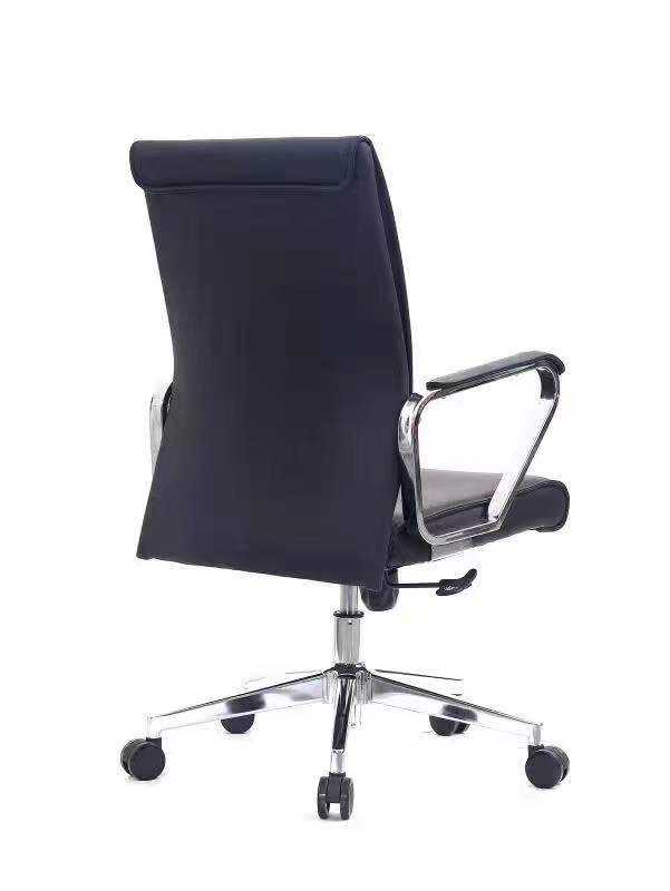 Comfortable executive swivel wheels leather mesh furniture black rolling ergonomic office chair furniture sillas