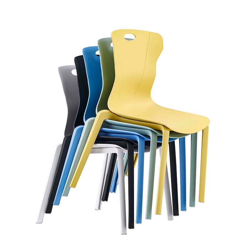 New design wholesale simple dining room living room furniture chair stackable chair