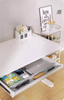 Electric Standing Desk, Adjustable Height Desk with book shelf and drawer ,Rising Home Office Computer Table