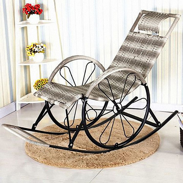 Outdoor Rocking Chair All Weather Resistant Rocking Chair