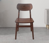 Nordic Solid Oak Wood Butterfly Chairs Theme Restaurant Chairs Modern American Dining Chairs Home Backrest Leisure Stool