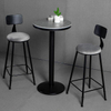 High foot coffee table Marble high foot bar table