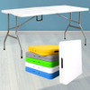 Dining Outdoor commercial furniture Table Foldable Plastic Steel 6ft Long Table