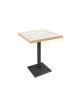 Theme Restaurant Booth Sofa Solid Wood Marble Rock Slate Table And Chair Combination Commercial Furniture Mesas Sillas Booth Set