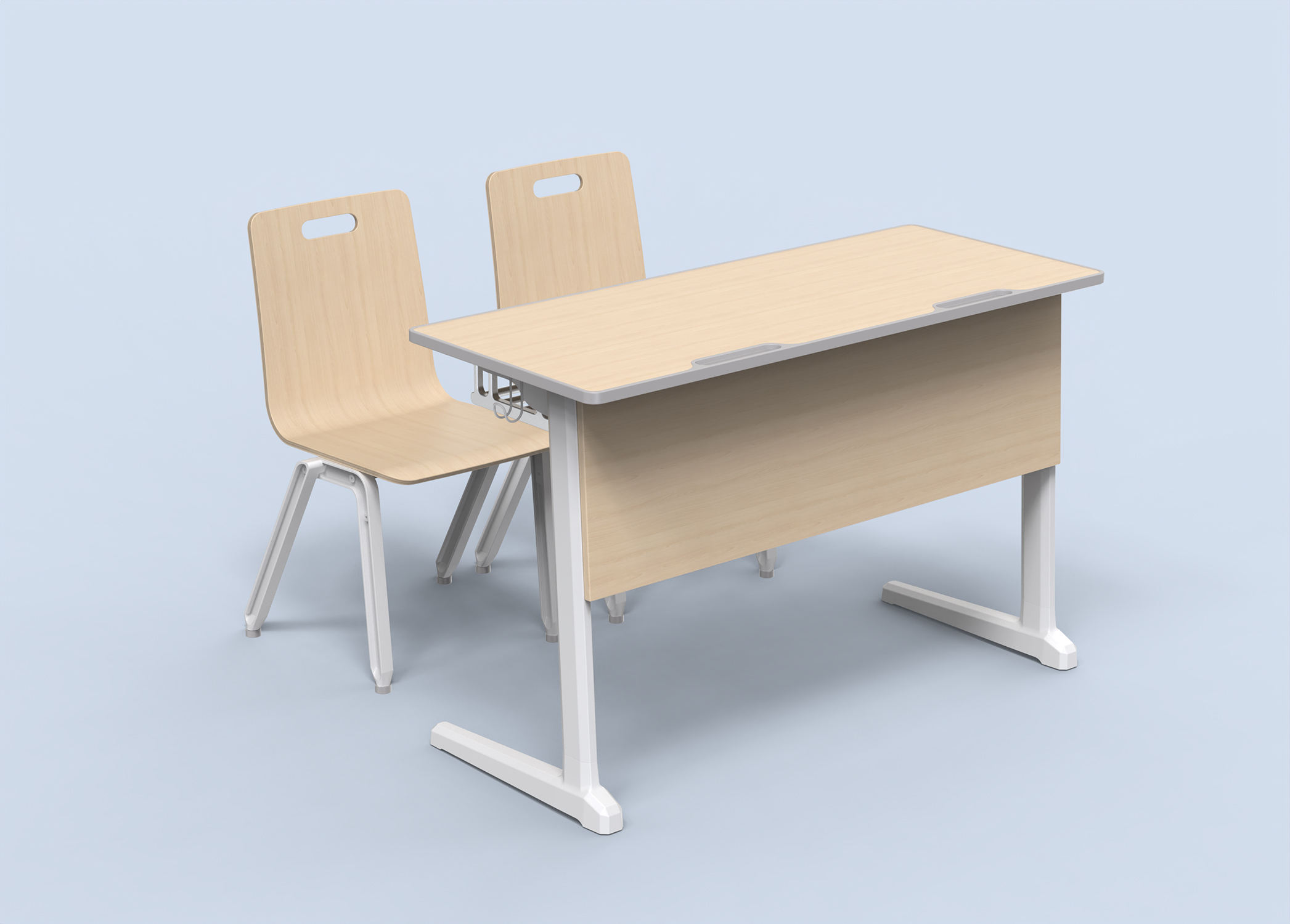 School Furniture Sets Table Seat Adjustable Student Desk And Chair Customizable Sets stackable chair mesas