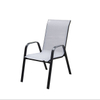 Outdoor Leisure High Back Stackable Chair Wrought Iron Single Chair Mesh Sillas Patio Balcony Coffee Shop Chair