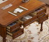Bedroom Wood Dressers Furniture 5 Drawers Storage makeup vanity dressing table home office desk private desk