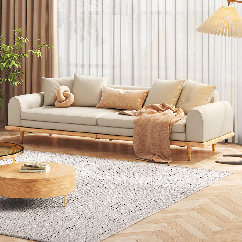 New Arrival Sofa Furniture Living Room Modern Wood Frame Material Simply Style Retractable Sofa Bed
