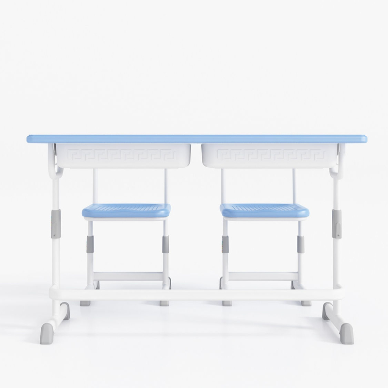 School Furniture Double Seater School desk and chair adjustable height in classroom sets mesas