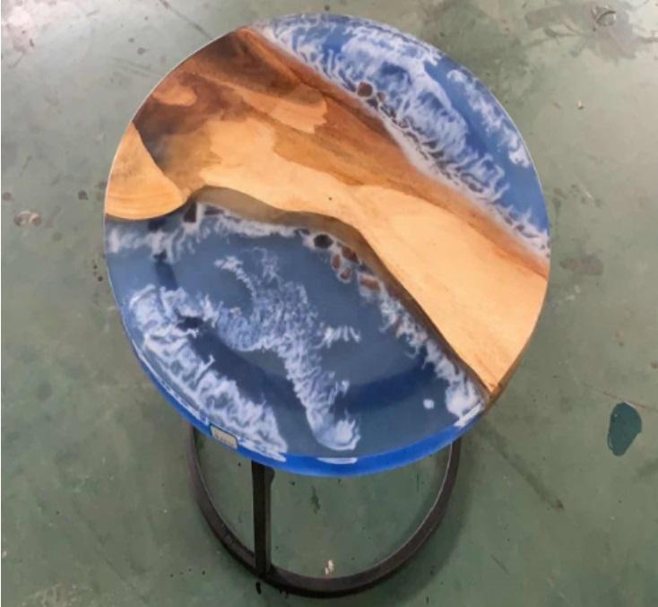 Epoxy Resin River Table Top, Wood Slab Table Top Wood River Resin Table, Epoxy Resin Coffee Table Top