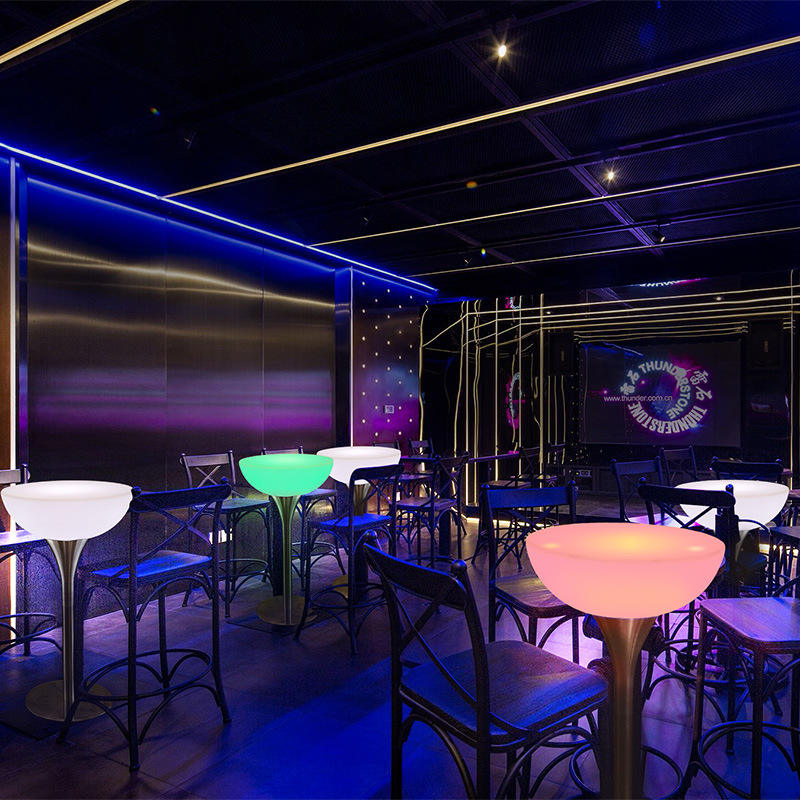 plastic illuminated cube seat outdoor bar nightclub led cube chair light remote control rgb color changing battery rechargeable