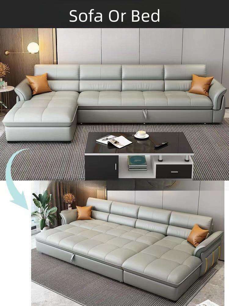 New Arrival Modern Living Room Sofa Furniture Foldable Sofa Bed With Storage Function