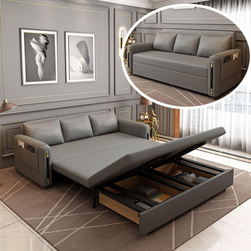 New Arrival Modern Living Room Sofa Furniture With Storage Function Foldable Sofa Bed