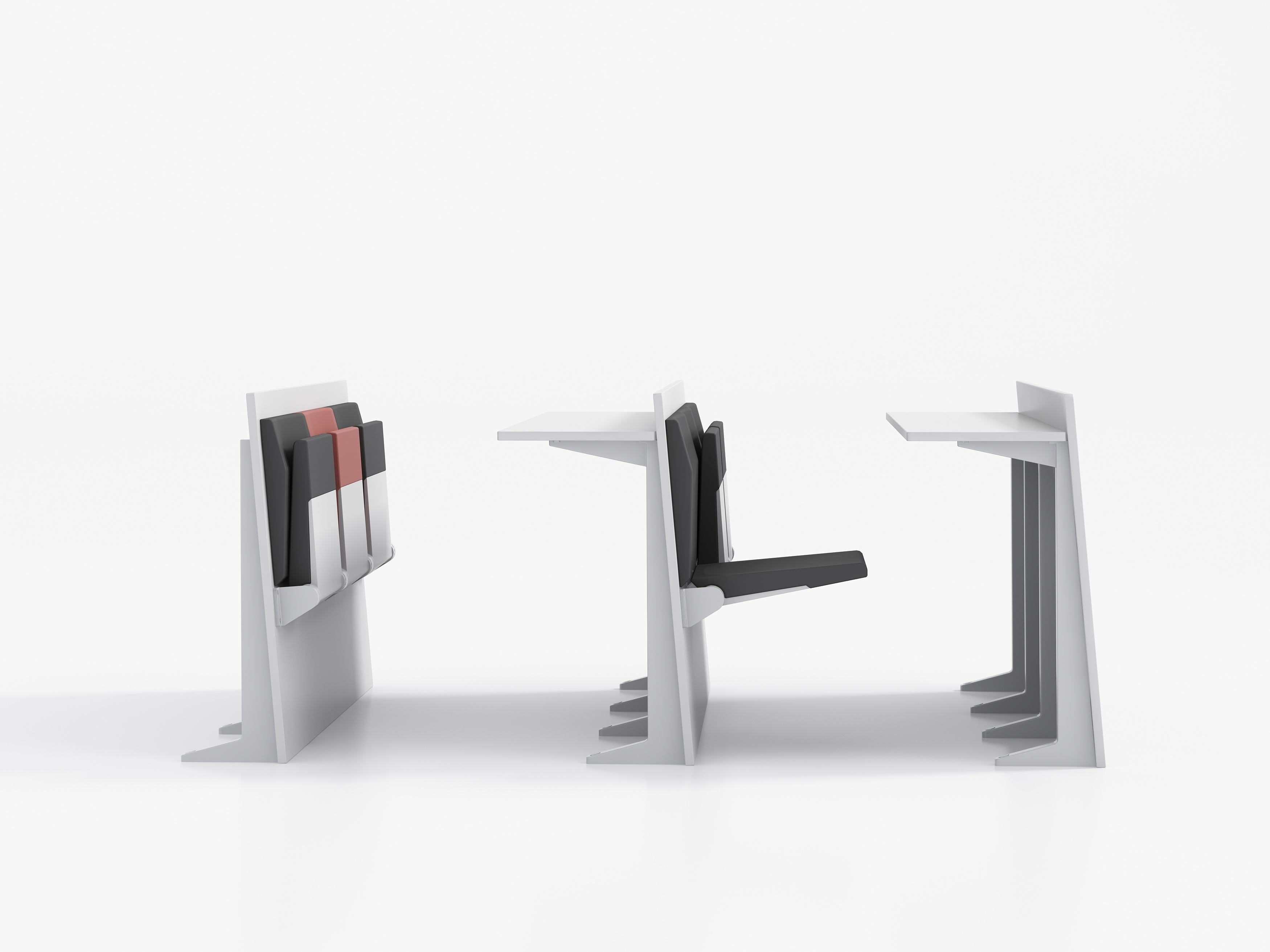 Luxury high quality auditorium school furniture student chair and desk classroom for university sets