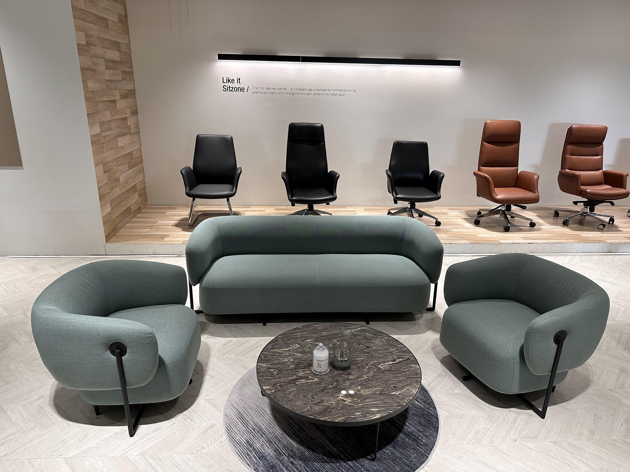 Home Office Sofa Set Modern Design Couch Sofa Reception Area commercial furniture mesas sillas