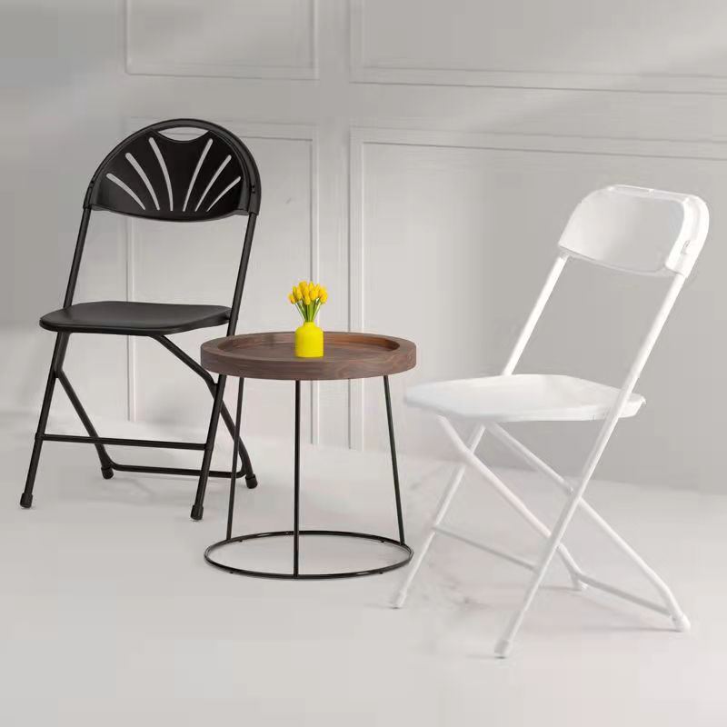 Wholesale Commercial Stackable Black Wedding Party Events Steel Folding Metal Modular Chair