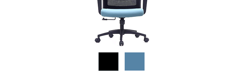 Comfortable executive swivel wheels fabric mesh furniture black rolling ergonomic office chair furniture sillas