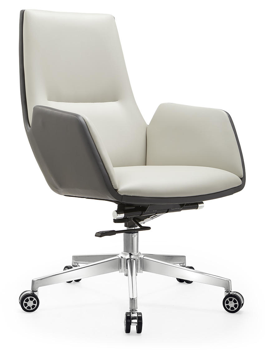 Comfortable executive swivel wheels leather mesh furniture black rolling ergonomic office chair furniture sillas