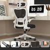 Ergonomic Home Office Chair, High Back Desk Chair with Unique Adaptive Lumbar Support, Adjustable Headrest