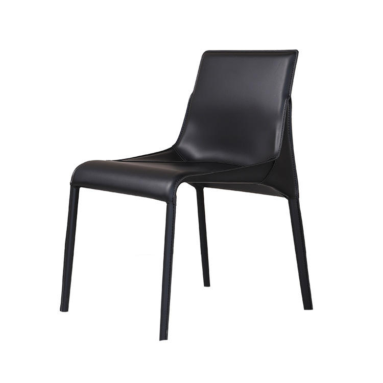 wholesale customize french style luxury upholstered leather dining chair set for restaurant hotel vill