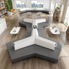 New Design Modern Modular Sectional Meeting Office Sofa Commercial Sofa Furniture For Hall And Hotel Indoor Waiting Room