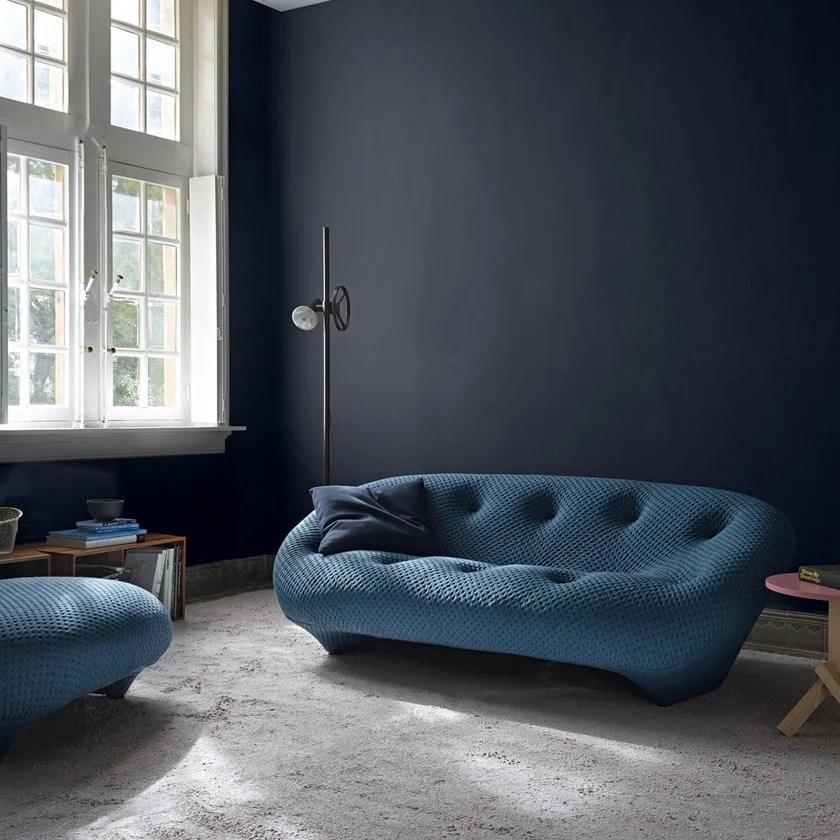 2023 most popular hotel sofa Hotel contemporary Italian sofa set furniture living room modern luxury sectional sofa
