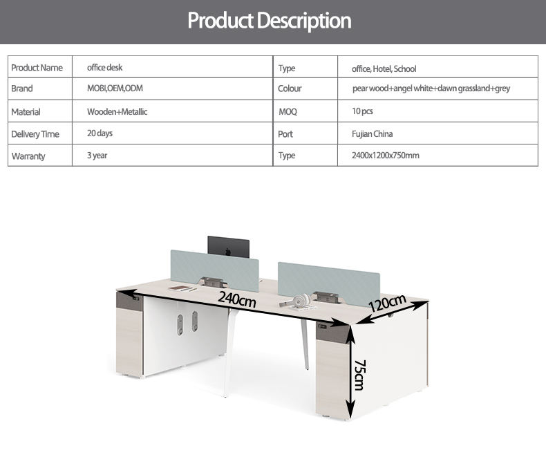 Modern Home Wooden Computer Table Desk Mesa sa pagsusulat Escritorio l Shape Office Desks with bookcase drawer mesas