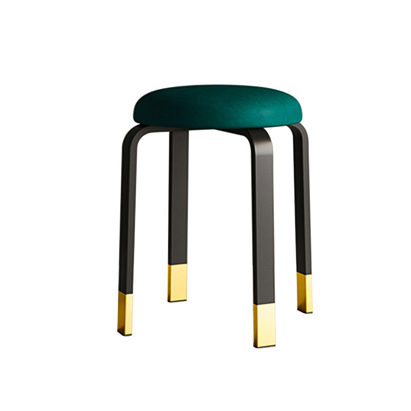 Round Stool Soft Cushions Dining Chair Living Room Sponge Stool Sillas Wholesale Stacked Leisure Chairs