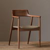 Wooden Dining Chair Commercial Furniture sillas Dining Chair With Pu Leather Cushion for Hotel restaurant wooden chair