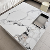 new design Italian living room home marble high-end villa square living room tea table