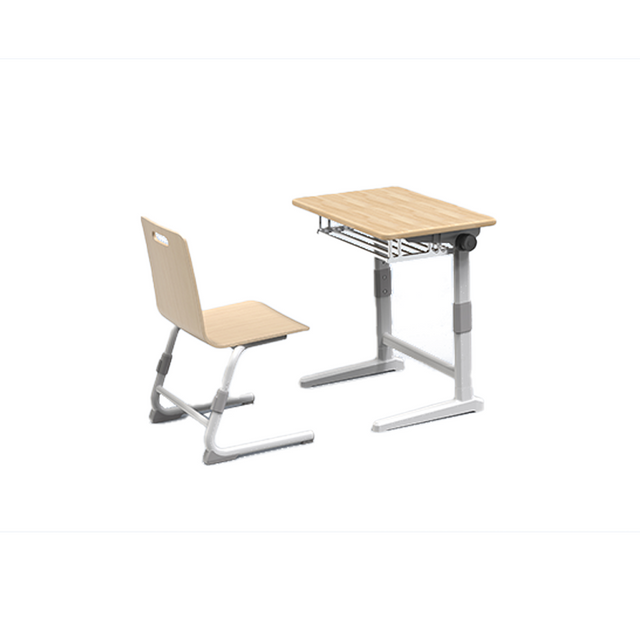 School Furniture Double Seater School desk and chair adjustable height in classroom sets