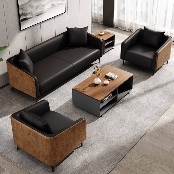 Hot Selling Contemporary Commerical Sofas Morden European Style Office Waiting Room Sectional Sofa Home Furniture Sofa Couch