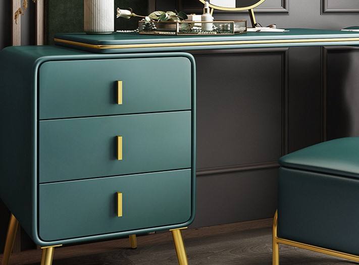 European Modern Bedroom Dressers Elegant Dressing Table Nordic Home White Desk Italian Fashionable Vanity Makeup Table