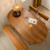 Wire Leg Dining Table Dining Room Furniture Marble Slate Rock Tabletop Dinner Table home office desk commercial furniture mesas
