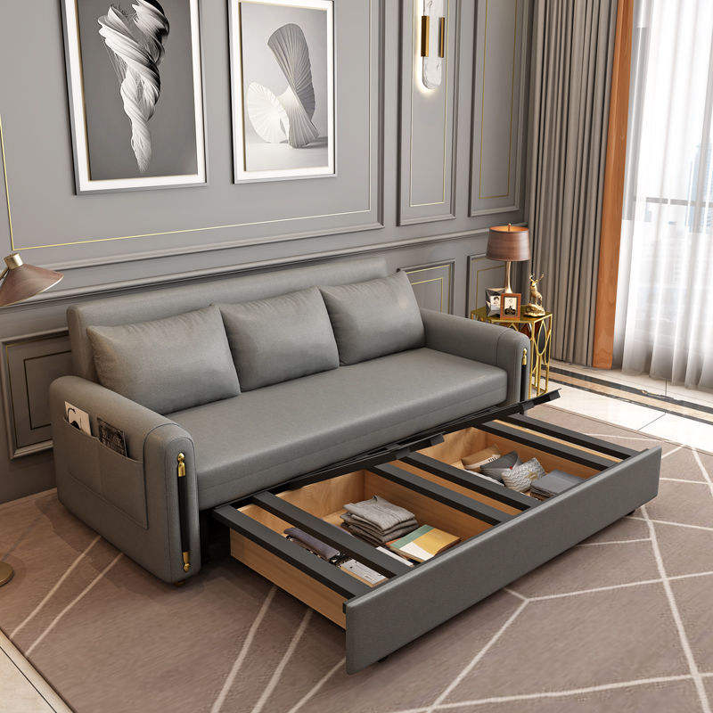 New Arrival Modern Living Room Sofa Furniture With Storage Function Foldable Sofa Bed