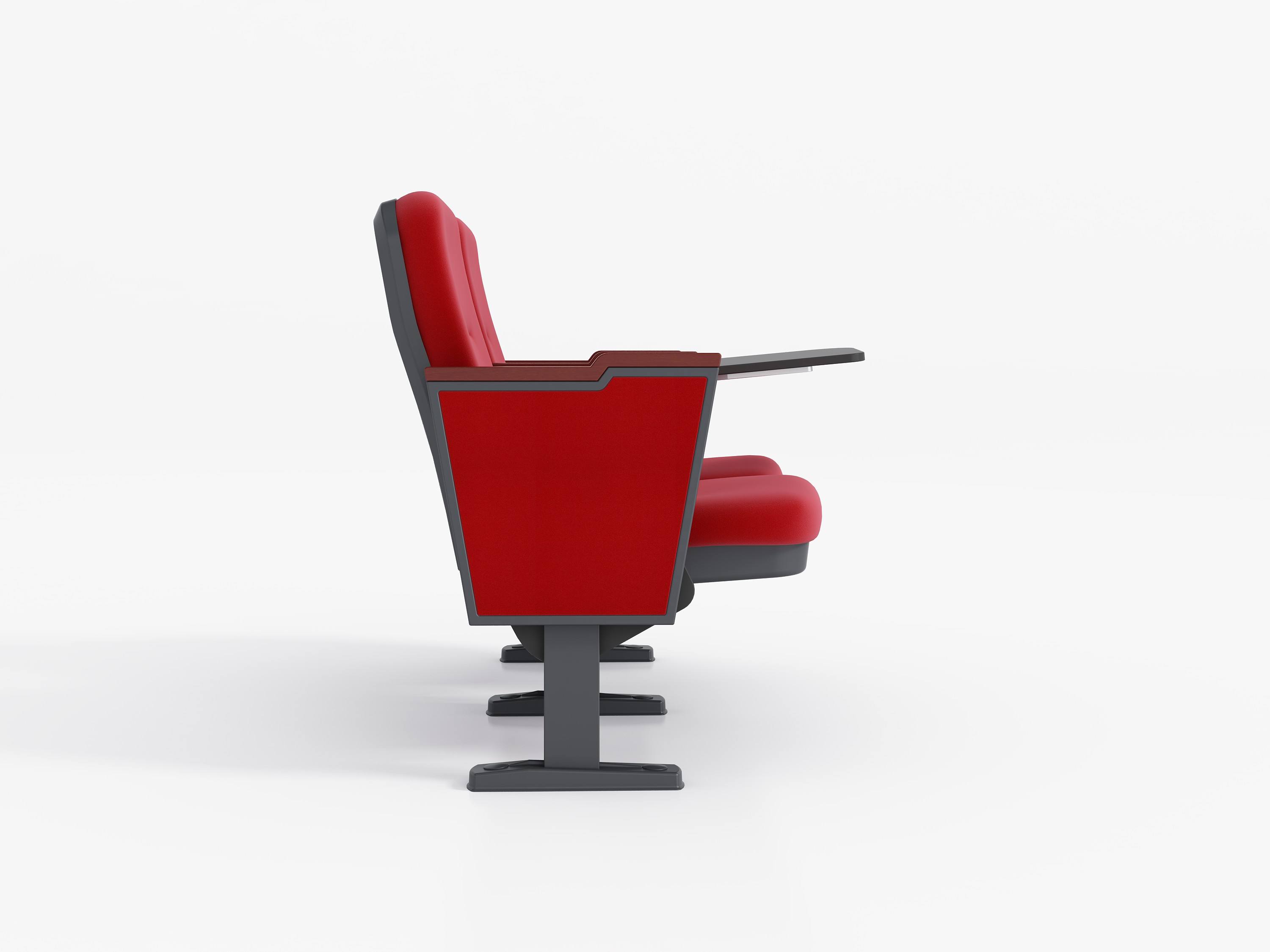 Luxury Leather High quality durable comfortable church auditorium cinema chair stackable chair