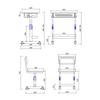 School Furniture Double Seater table seat adjustable student desk and chair customizable sets stackable chair classroom sets